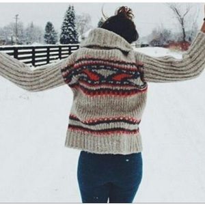 Free People Alpaca caravelle sweater m nwot